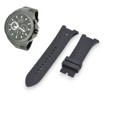 AX1184 30mm Black Rubber Strap For Armani Exchange