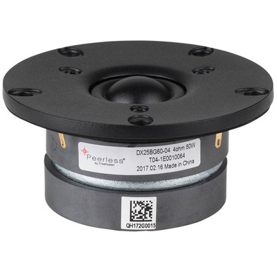 Peerless DX25BG60-04 1'' Tweeter Silk Dome Speaker Vifa 1 Inch 4 Ohm