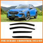 Smoke Tinted Window Visors Deflectors Rain Guards for Subaru Crosstrek 2024-2026