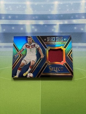2015-16 Panini Select Stars Memorabilia Lukas Podolski Blue /99 Germany