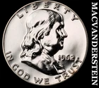 1962 Silver Franklin Half Dollar - Choice Gem Proof  Lustrous  #K2528