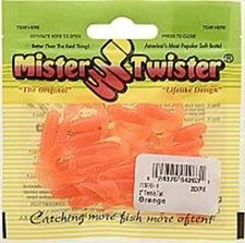 Mister Twister 2" Teenie Tail, Orange