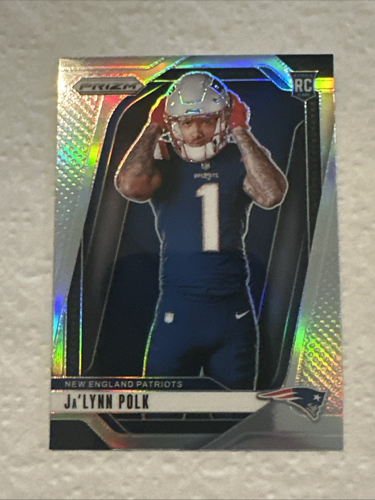 Ja'Lynn Polk 2024 Prizm Variation Silver Prizm Rookie RC #15 SAINTS