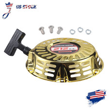 Gold Chrome Pull Recoil Starter For Predator 212cc Coleman CT200U BT200X KT196