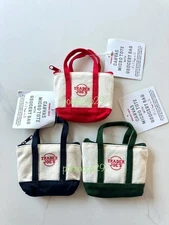 Authentic, NWT  Limited Trader Joe's Canvas Micro Tote Bag - Set of 3