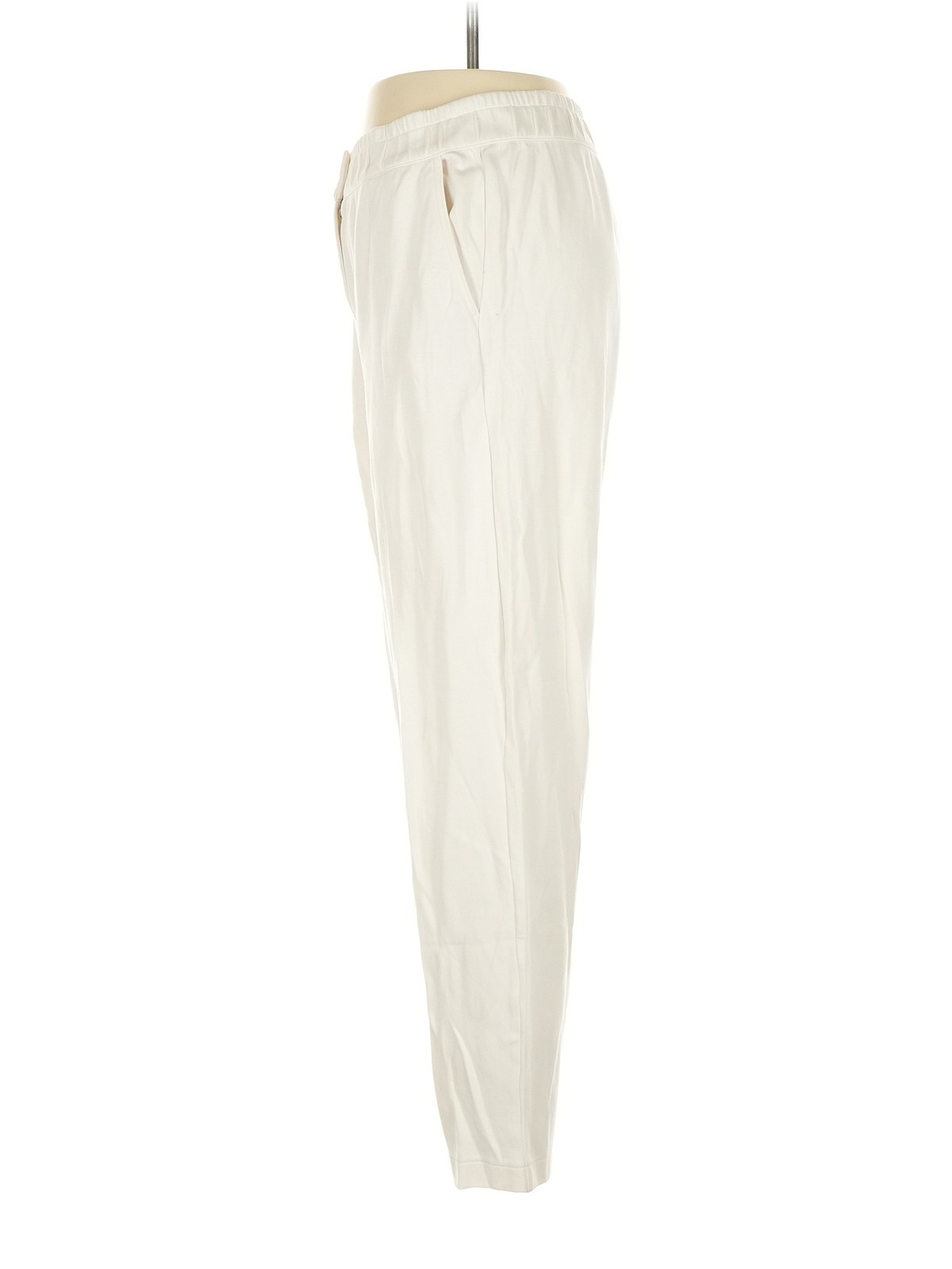 Massimo Dutti Women Ivory Casual Pants S thumbnail 4