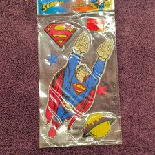 Superman Multicolor Stickers Acid Free Sticker Pack, 6-8 Count, Superman Theme