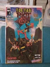 Toe Tag Riot #0, 2014 Matt Miner Signed Convention Exclusive, 1/300, Black Mask