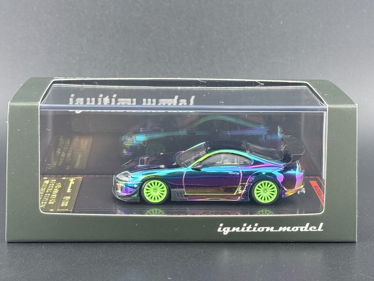 Ignition Model Toyota Supra (JZA80) RZ Magic Purple Chrome 1/64