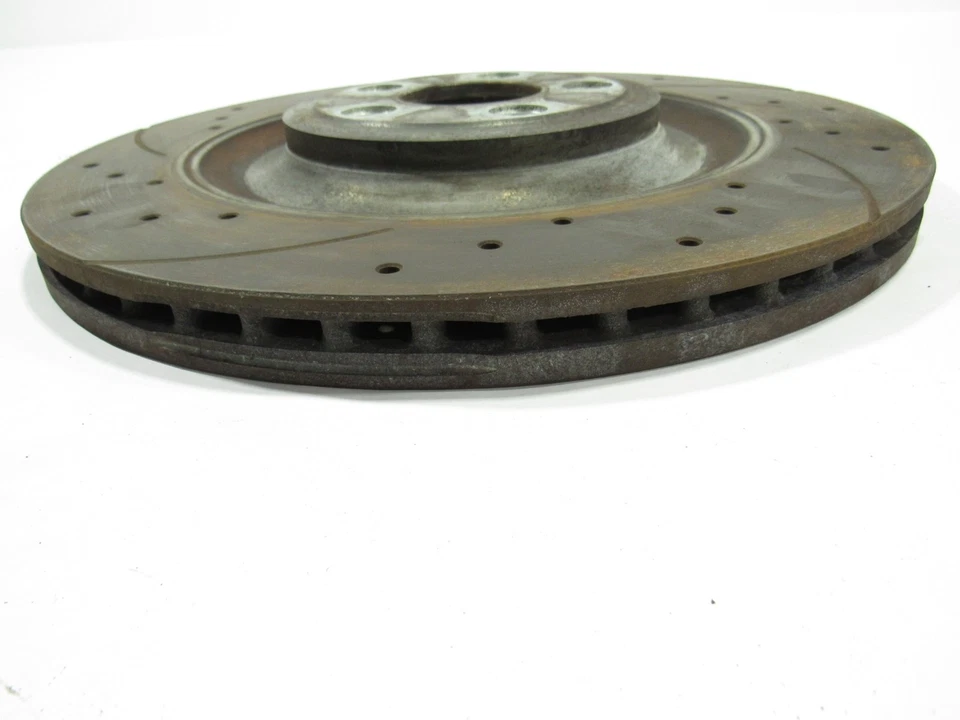 10-15 Jaguar XK XKR 2014 RWD Rear Left Driver Brake Rotor Disc |:O - Image 2 of 4