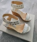 Jimmy Choo Wedge Sandals in White — photo 7
