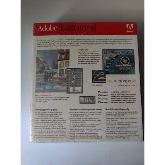 Adobe Illustrator 9.0 Education Version Macintosh, Sealed, Brand New. - Image 2 of 4
