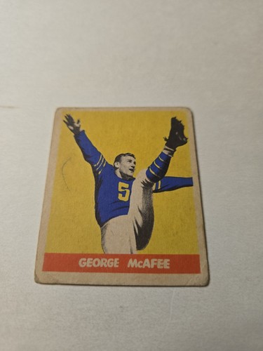 George McAfee #41 1949 Leaf card