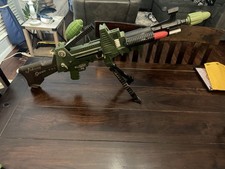 Vtg 1964 Johnny Seven OMA Gun Rare UK Edition De Luxe Toy Co FULLY FUNCTIONAL