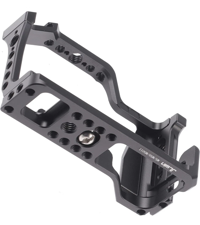 Jaula de cámara DSLR de aleación de aluminio para Canon EOS M5 M50 M50 Mark II liberación rápida Foto 3 de 3