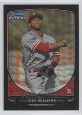 2013 Bowman Draft Picks Chrome Black Wave Refractor Trey Williams #BDPP63 1u7