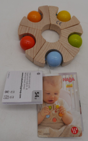 Haba Holz Greifling Kugelrad - Neu-image