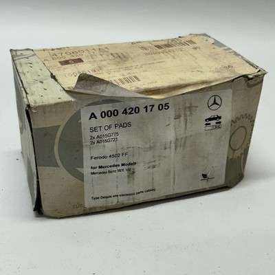 Mercedes Benz OEM Rear Brake Pads For 12-19 GL W166 ML350 NEW OPEN BOX