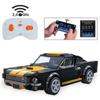 Cada Shelby GT350 H 1:20 Schwarz 2,4Ghz Bricks Klemmbaustein