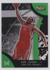 2007-08 Topps Finest Green Refractor /149 Carl Landry #55 nd3