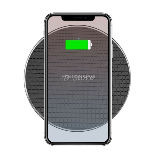 Qi Wireless Charger FAST Charging Pad For iPhone 13 12 11 Pro Samsung S21 S20 AU - Picture 2 of 7