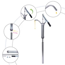 30-55 Gallon Manual Barrel Pump Fuel Oil Transfer Pump Telescopic Suction Pump