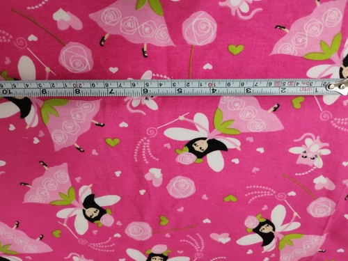 23 In X 40 In Fairy Floral Godmother Stretch Knit Cotton Fabric HTF - Picture 2 of 5