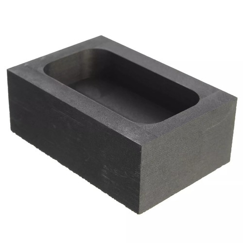 2pcs Graphite Mold Casting Ingot Bar Crucible Melting Gold Silver Scrap Metal - Picture 12 of 16