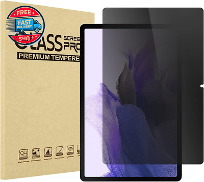 Privacy Screen Protector for Galaxy Tab S9 FE+ Plus/ S9 Plus/ S8 Plus/ S7 FE/ S7