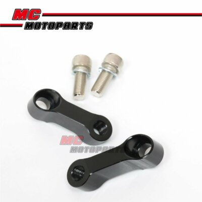 CNC Rearview Mirror Riser Adapter For Kawasaki Versys 1000 650 KLE300 Z1000