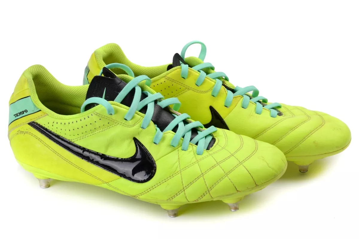 NIKE TIEMPO NATURAL IV PRO SOCCER BOOTS CLEATS 509086-703 2013 GREEN US MENS