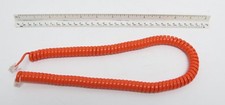 New Telephone Handset Cord - 12' Bright Orange Modular