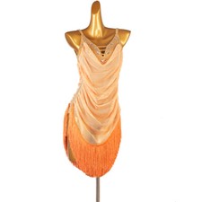 Ballroom Women's Latin Rumba Tango Salsa Samba Competition Dance Dress LQ325
