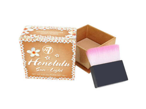 W7 Honolulu Bronzing Powder Contouring Highlighting sun light sun ray sun blazed - Picture 5 of 9