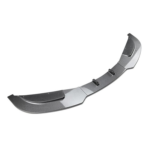 Carbon Look Front Spoiler Splitter Lip For Benz C-class Sedan W204 2011-2014 - Picture 6 of 9