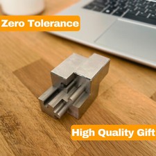 Null-Toleranz Edelstahl Puzzlewürfel 4-teili...