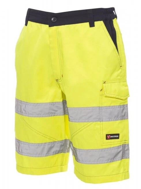Bermuda Pantaloncino alta visibilità Payper Craft Elastici Laterali - Immagine 3 di 3