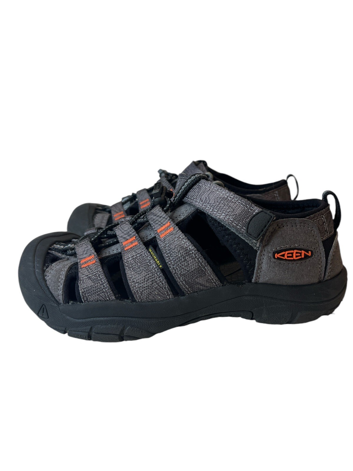 Scarpe da trekking in acqua Keen Big Kid Newport H2 giovani bambini taglia 2 EU 34 EUC grigie