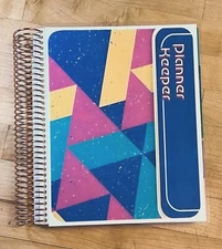 Planner Keeper Retro Trapper Cover Set 4 use w/ Erin Condren Life Planner~