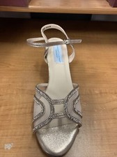 Layla Champagne, Dyeables Shoe. 2 1/4 Inch Heel Size 9, Medium.