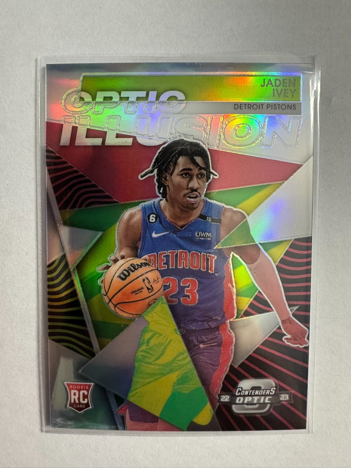 2022-23 Panini Contenders Optic - Optic Illusion #10 Jaden Ivey (RC)