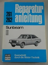 Repair Manual Sunbeam de Luxe Super Gl Gt GLS Combi TC 1250 1300 1500 1600