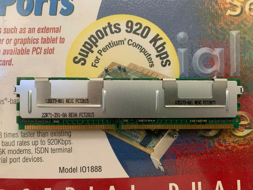39C935344C-IL Wintec 1GB DDR2 Fully Buffered FB ECC PC2-5300 667Mhz 2Rx8 Memory - Image 2 of 3