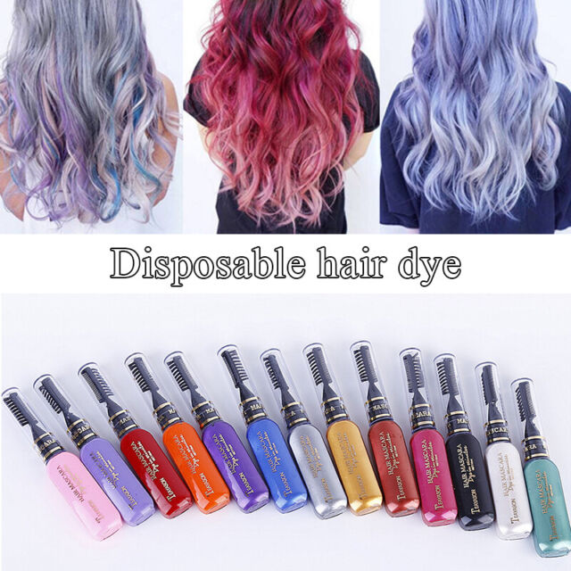 13 Color Temporary Colour Hair Dye Mascara Hair Chalk Non-toxic Salon Beauty Use VZ10590