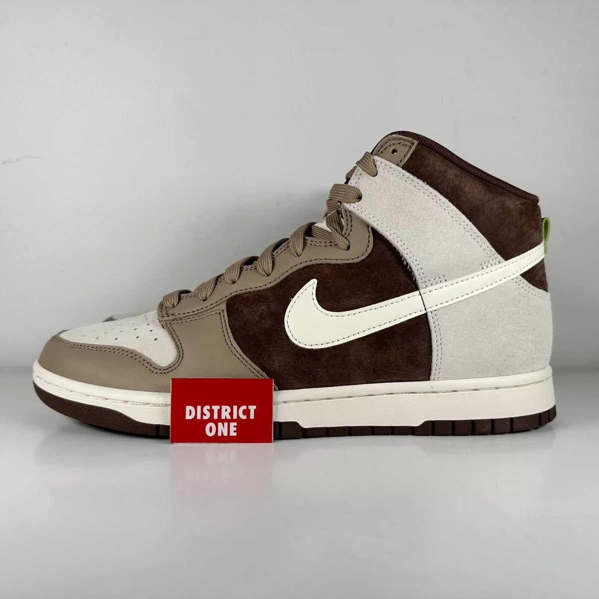 Nike Dunk High Light Chocolate - Size 10.5 - DH5348 100 | eBay