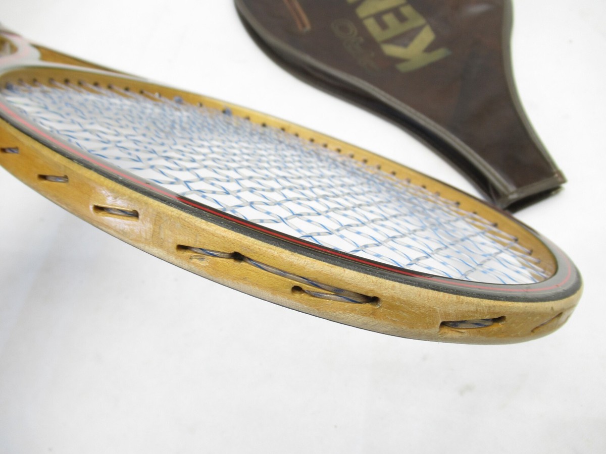 Raquette De Tennis Vintage Pro Kennex Golden Ace – Bois/Graphite – Taille 4 5/8 – Pour Pièces