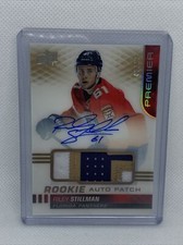 2019 Upper Deck Premier Acetate /49 Riley Stillman RPA Rookie Patch Auto RC
