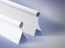 Duży namiot 2200 Dtex dwupasmowy biały D=7,5 mm towar na metry przedsionek keder plandeka ciężarówka