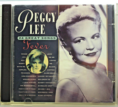 CD Peggy Lee Fever 24 Great Songs Album 1993 Intermusic Personality