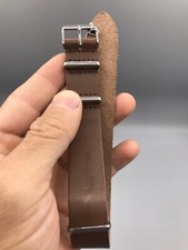 J. Crew Walnut Leather 20mm Watch Strap NWT 39.95